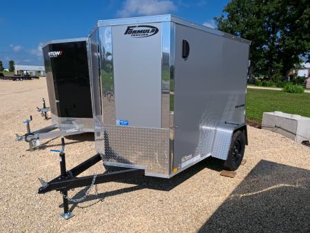 New 2026 Formula Trailers 5' x 8' x 5'6  Traverse Flat Top V-Nose Cargo /Enclosed with 3K GVWR