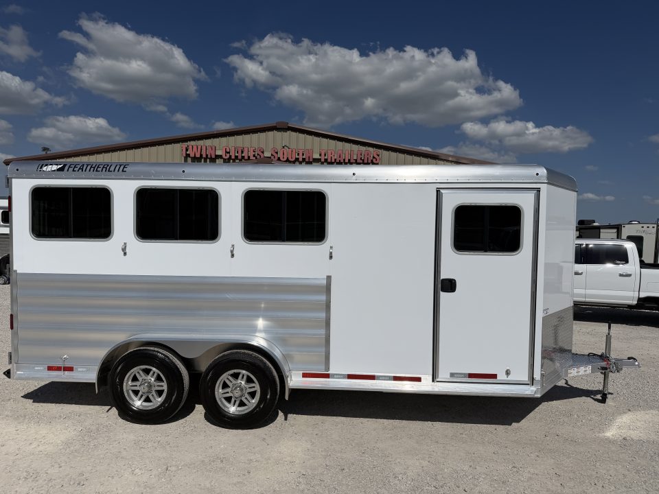 New 2026 Featherlite 3 Horse Bumper Pull Horse Trailer