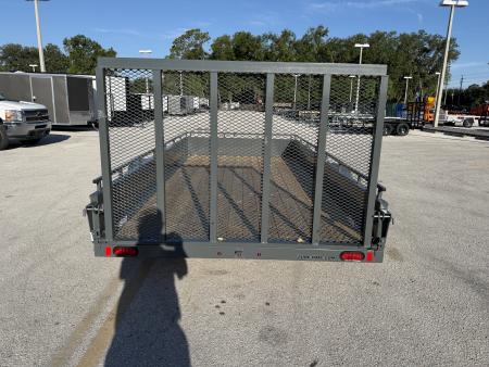 New 2026 Sure-Trac 7x14 5K W/ Brakes Steel High Side Utility Trailer