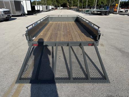 New 2026 Sure-Trac 7x14 5K W/ Brakes Steel High Side Utility Trailer