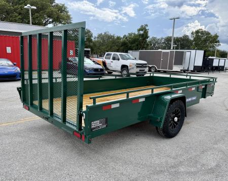 New 2026 Sure-Trac 7x14 5K W/ Brakes Steel High Side Utility Trailer