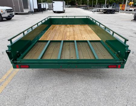 New 2026 Sure-Trac 7x14 5K W/ Brakes Steel High Side Utility Trailer