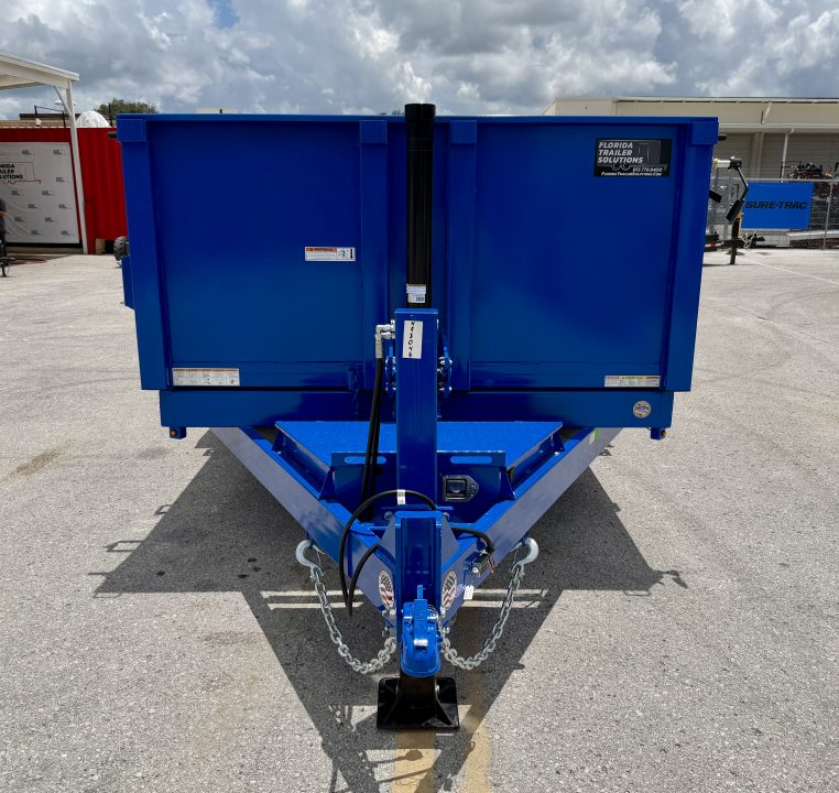 New 2026 Sure-Trac 7x14 14K HD Low Profile Telescopic Dump Trailer