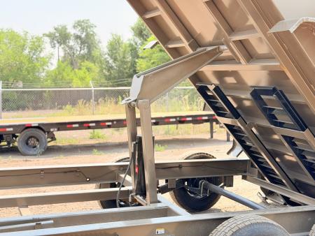 New 2026 Load Trail 7-14-4H Gooseneck Dump W/ 7 gauge Floor 7K Axles
