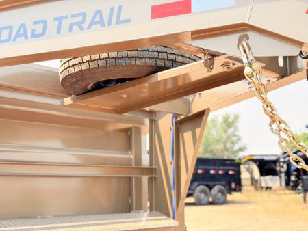 New 2026 Load Trail 7-14-4H Gooseneck Dump W/ 7 gauge Floor 7K Axles