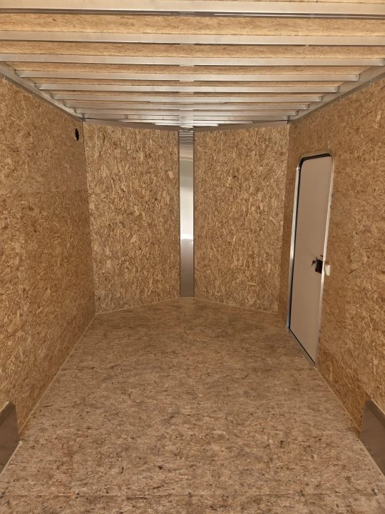 New 2026 Nitro 7.5x16 Contractor trailer white with rear ramp & 5200lb axles Contractor