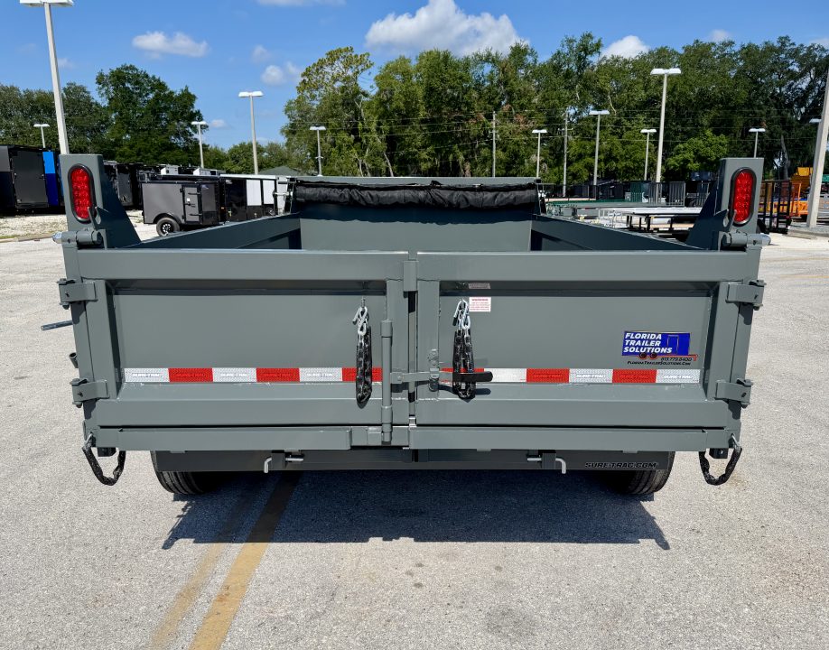 New 2026 Sure-Trac 7x12 14K HD Low Profile Telescopic Dump Trailer