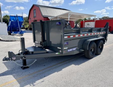 New 2026 Sure-Trac 7x12 14K HD Low Profile Telescopic Dump Trailer