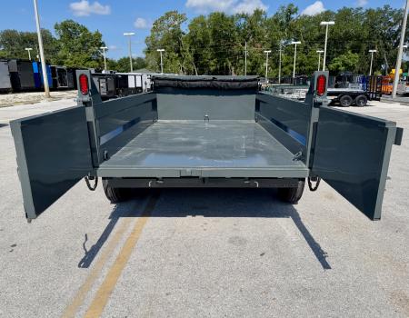 New 2026 Sure-Trac 7x12 14K HD Low Profile Telescopic Dump Trailer