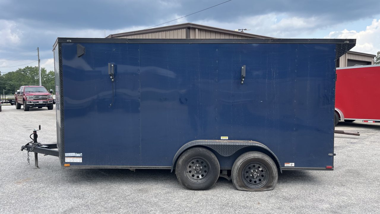 Used USED 2025 QUALITY CARGO 7X14 TANDEM AXLE ENCLOSED TRAILER ($275 DOWN ON RTO)