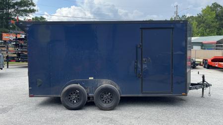 Used USED 2025 QUALITY CARGO 7X14 TANDEM AXLE ENCLOSED TRAILER ($275 DOWN ON RTO)