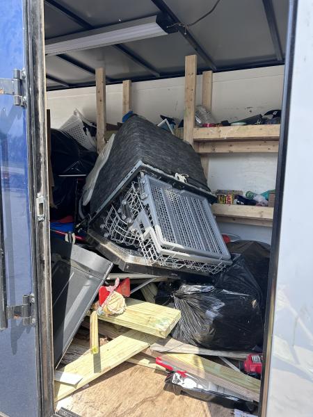 Used USED 2025 QUALITY CARGO 7X14 TANDEM AXLE ENCLOSED TRAILER ($275 DOWN ON RTO)