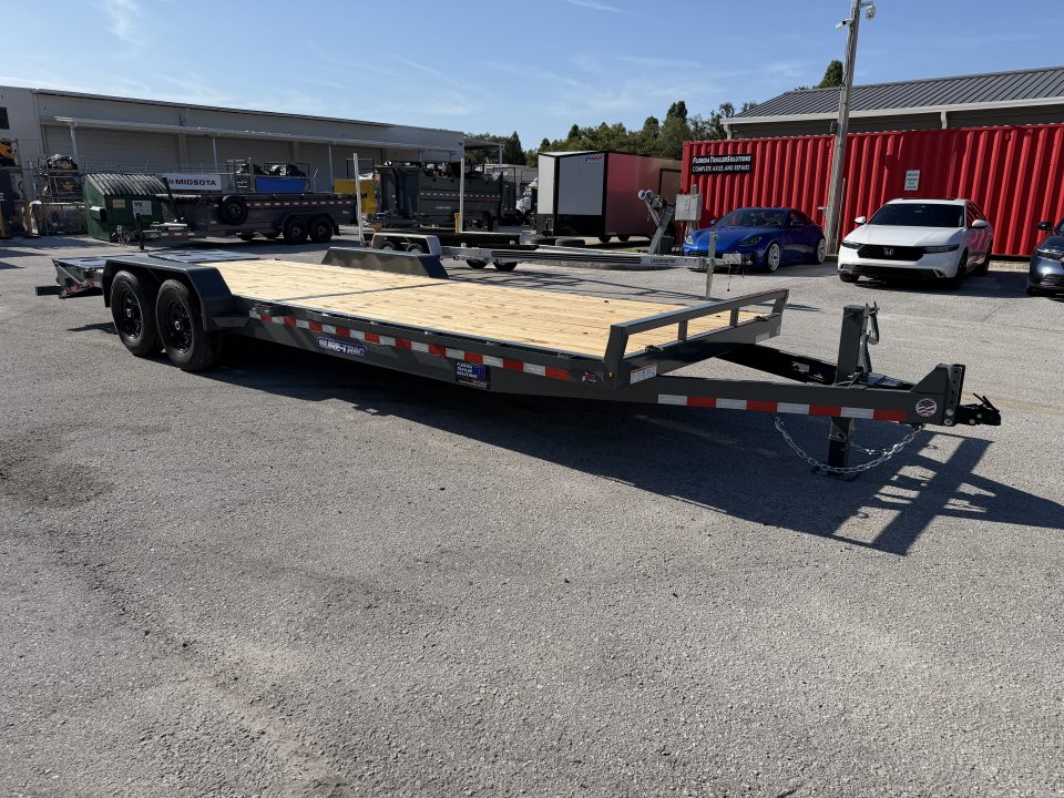 New 2026 Sure-Trac 7x24(21+3) 14K Universal Ramp Equipment Trailer