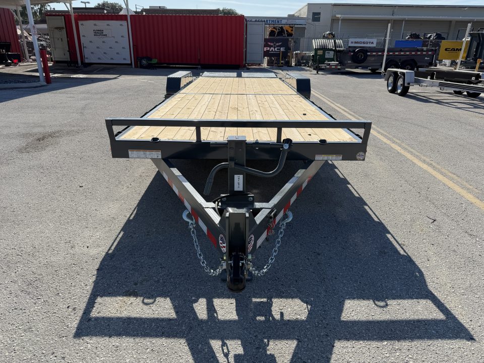 New 2026 Sure-Trac 7x24(21+3) 14K Universal Ramp Equipment Trailer