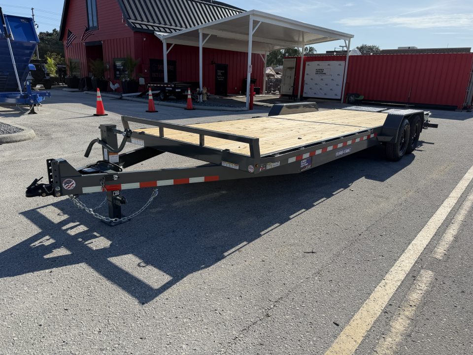 New 2026 Sure-Trac 7x24(21+3) 14K Universal Ramp Equipment Trailer