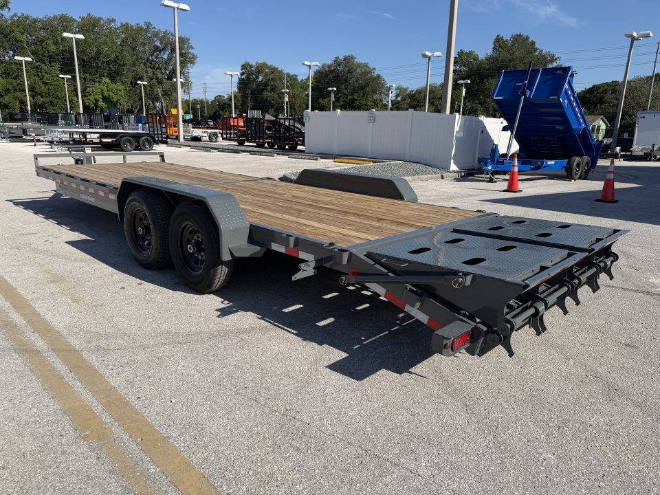 New 2026 Sure-Trac 7x24(21+3) 14K Universal Ramp Equipment Trailer