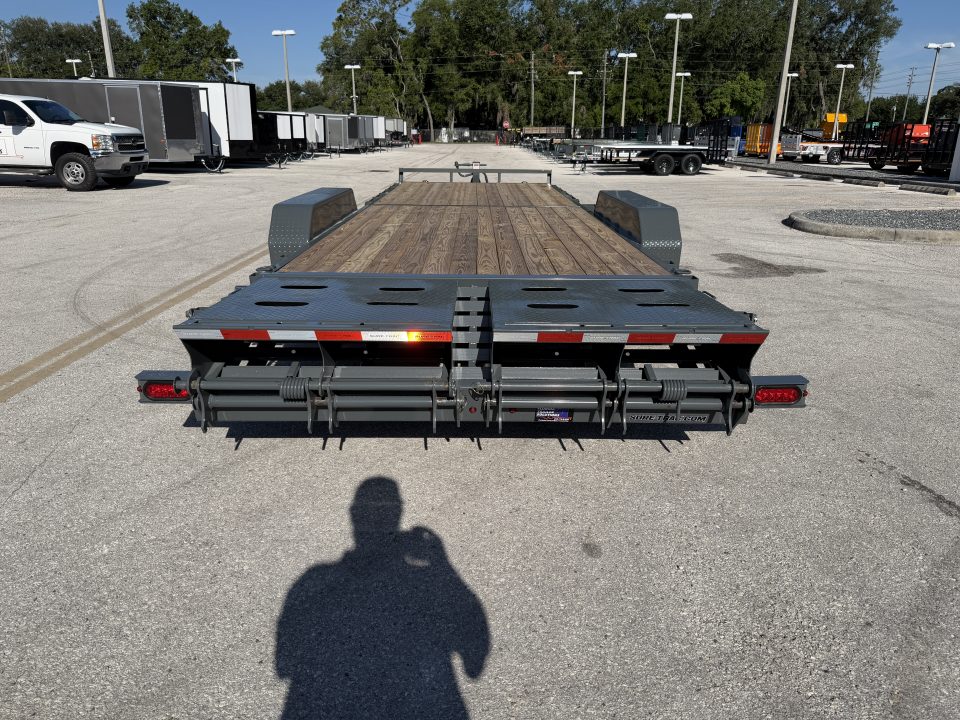 New 2026 Sure-Trac 7x24(21+3) 14K Universal Ramp Equipment Trailer