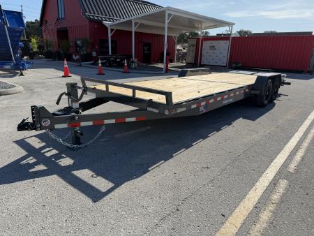 New 2026 Sure-Trac 7x24(21+3) 14K Universal Ramp Equipment Trailer