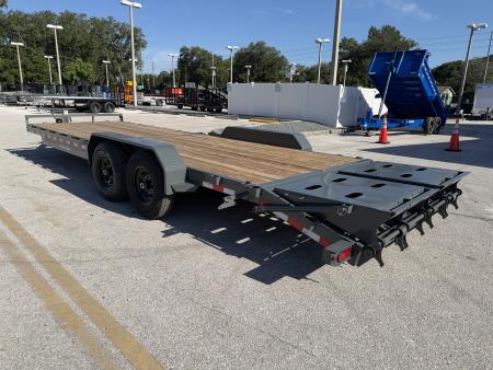 New 2026 Sure-Trac 7x24(21+3) 14K Universal Ramp Equipment Trailer