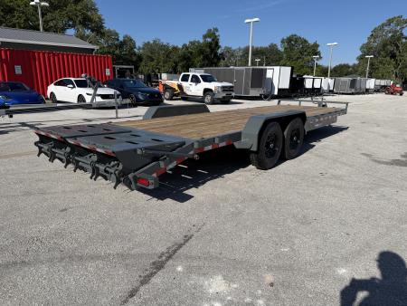 New 2026 Sure-Trac 7x24(21+3) 14K Universal Ramp Equipment Trailer