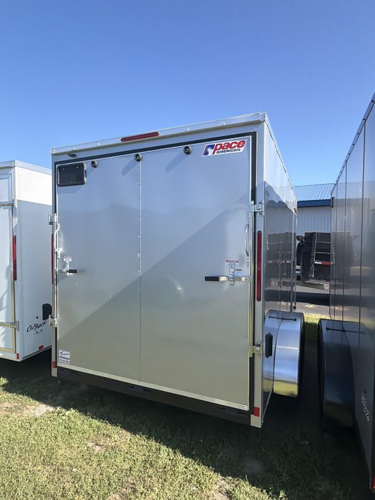 New 2026 Pace American 7 x 14 Outback DLK Flat Top V-Nose 7K