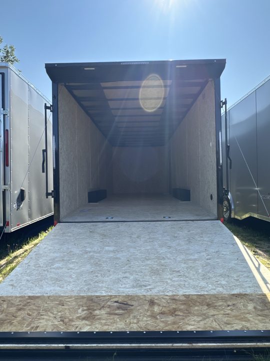 New 2026 ITI Cargo 8.5 X 24 XE Flat Top V-Nose Car Hauler 10K ( Composite Charcoal/Black Trim )