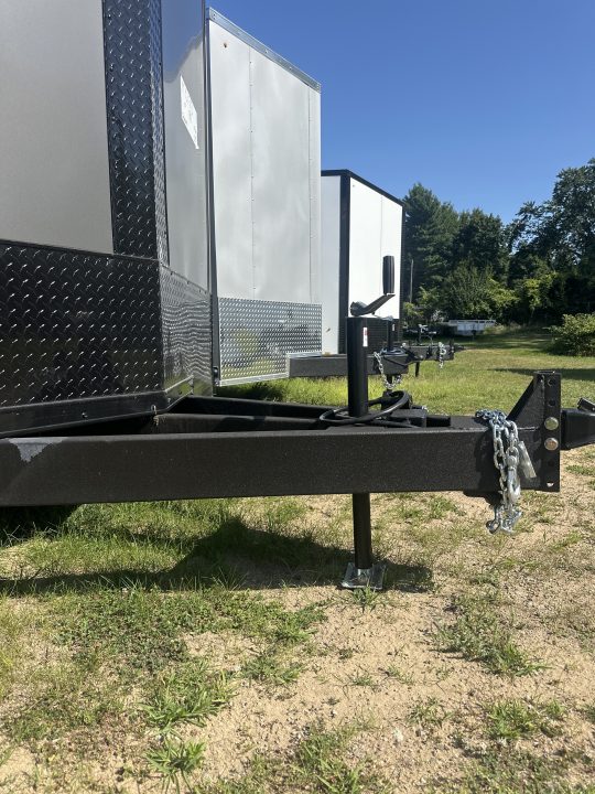 New 2026 ITI Cargo 8.5 X 24 XE Flat Top V-Nose Car Hauler 10K ( Composite Charcoal/Black Trim )
