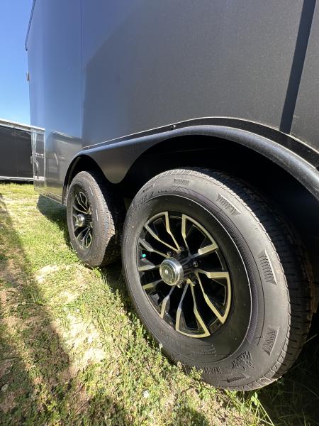 New 2026 ITI Cargo 8.5 X 24 XE Flat Top V-Nose Car Hauler 10K ( Composite Charcoal/Black Trim )