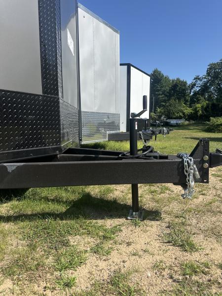 New 2026 ITI Cargo 8.5 X 24 XE Flat Top V-Nose Car Hauler 10K ( Composite Charcoal/Black Trim )