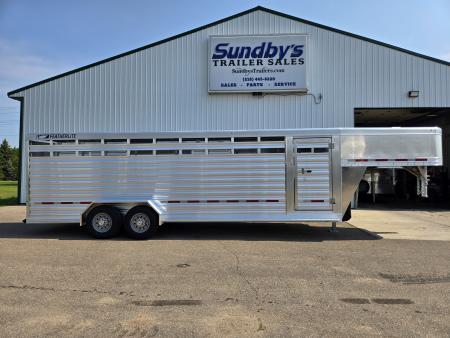 New 2026 Featherlite 24' Stock Trailer