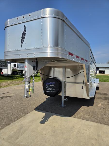 New 2026 Featherlite 24' Stock Trailer