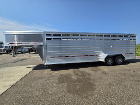 New 2026 Featherlite 24' Stock Trailer