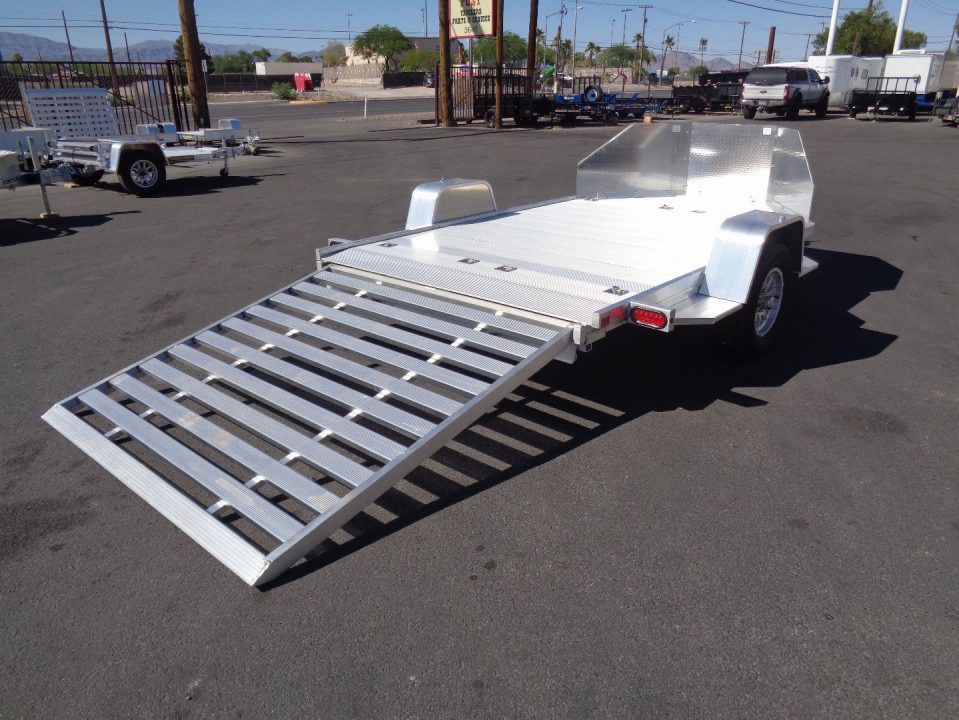 New 2027 ALUMA * MC210 * 2 Position Motorcycle Trailer
