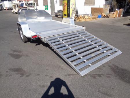 New 2027 ALUMA * MC210 * 2 Position Motorcycle Trailer