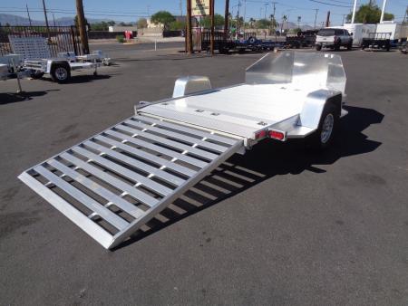 New 2027 ALUMA * MC210 * 2 Position Motorcycle Trailer