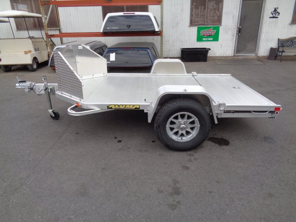 New 2027 ALUMA * MC2F * 2 Position Folding Motorcycle Trailer