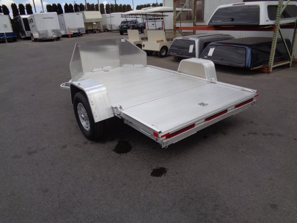 New 2027 ALUMA * MC2F * 2 Position Folding Motorcycle Trailer