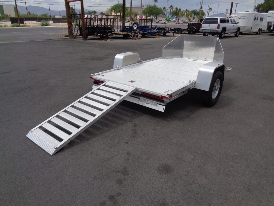New 2027 ALUMA * MC2F * 2 Position Folding Motorcycle Trailer