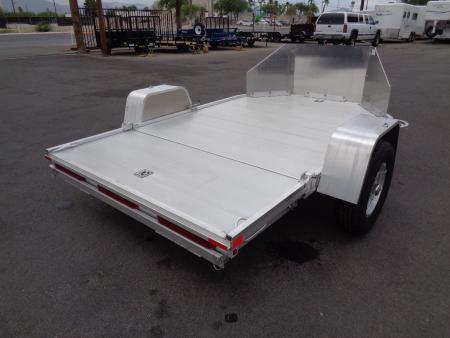New 2027 ALUMA * MC2F * 2 Position Folding Motorcycle Trailer