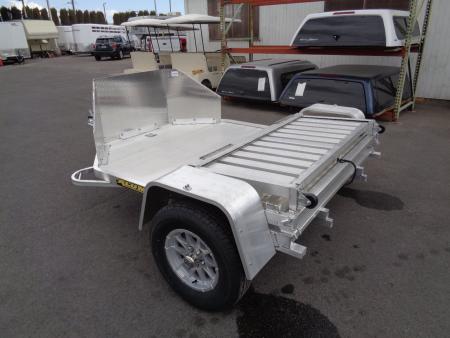 New 2027 ALUMA * MC2F * 2 Position Folding Motorcycle Trailer