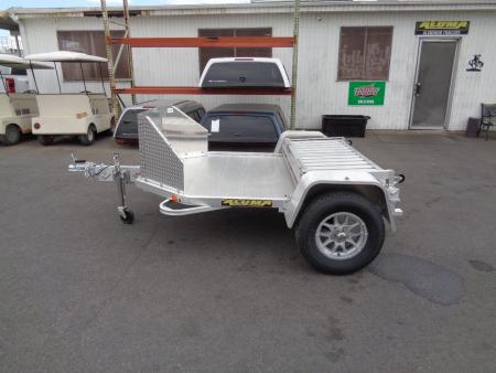 New 2027 ALUMA * MC2F * 2 Position Folding Motorcycle Trailer