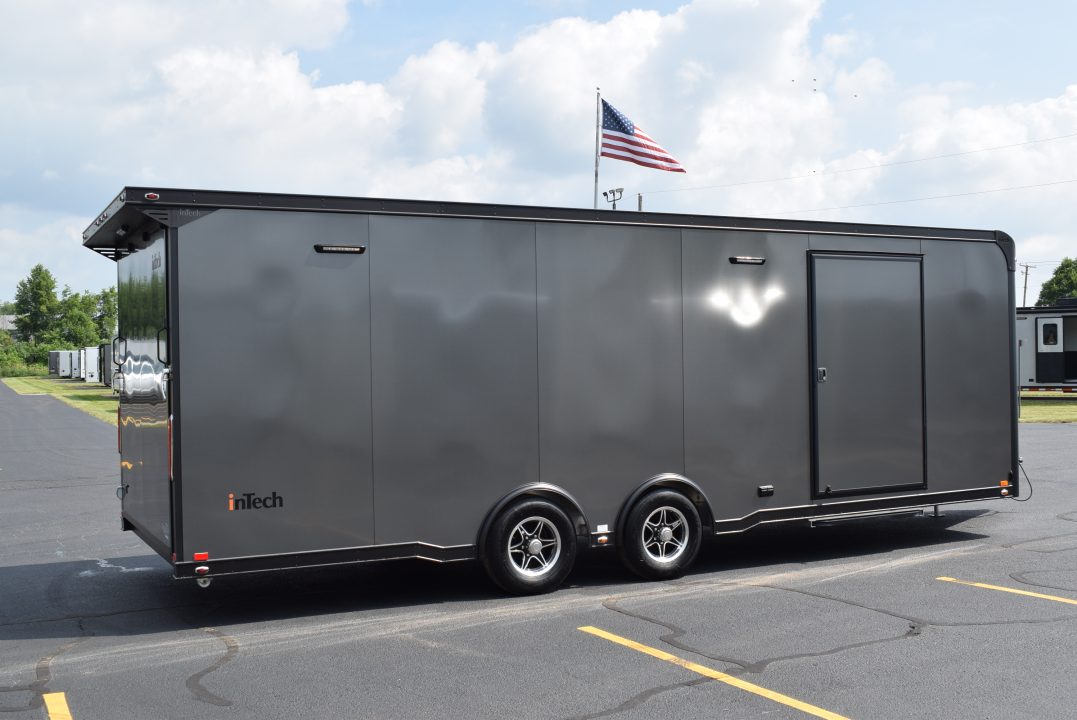 New INTECH 8.5x24 LITE SERIES ALL ALUMINUM RACE HAULER