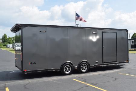 New INTECH 8.5x24 LITE SERIES ALL ALUMINUM RACE HAULER