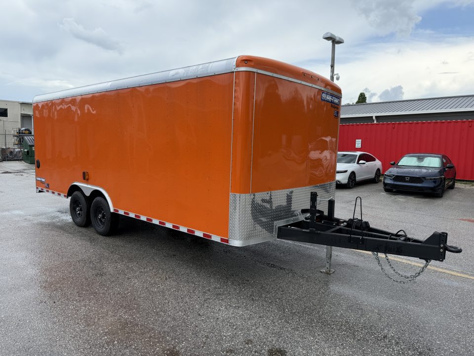 New 2026 Sure-Trac 8.5x20 10K Landscape Pro Enclosed Round Front Trailer