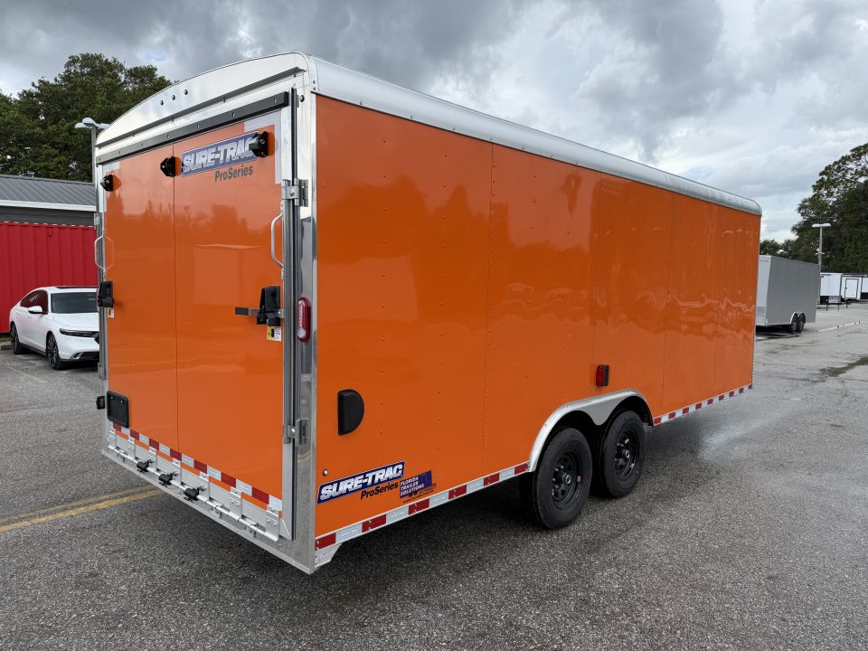 New 2026 Sure-Trac 8.5x20 10K Landscape Pro Enclosed Round Front Trailer