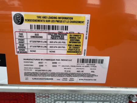 New 2026 Sure-Trac 8.5x20 10K Landscape Pro Enclosed Round Front Trailer
