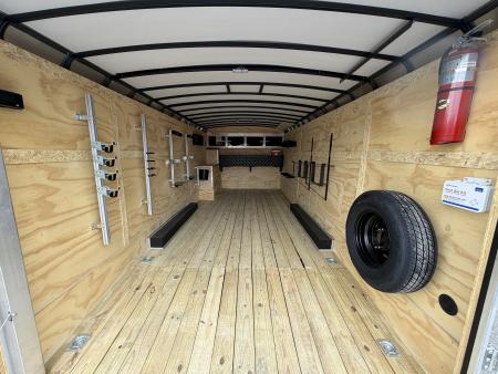 New 2026 Sure-Trac 8.5x20 10K Landscape Pro Enclosed Round Front Trailer