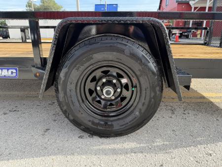 New 2026 Sure-Trac 7x14 5K W/ Brakes Tube Top Utility Trailer