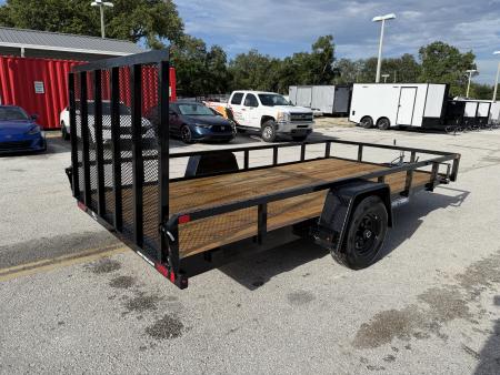 New 2026 Sure-Trac 7x14 5K W/ Brakes Tube Top Utility Trailer