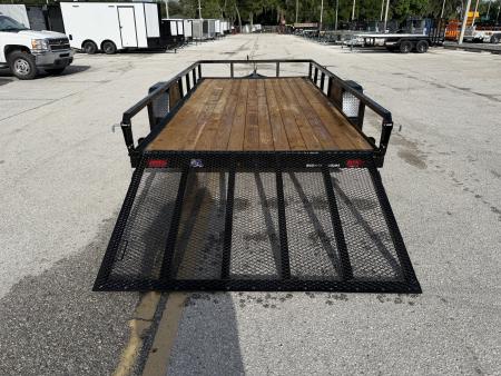 New 2026 Sure-Trac 7x14 5K W/ Brakes Tube Top Utility Trailer